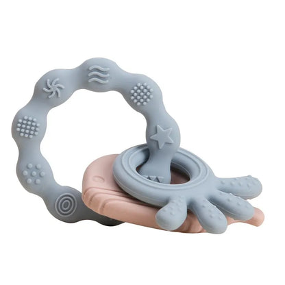 Baby Teether Gloves Kids Cartoon Bear Teething Silicone Dental Care Gums Anti-Eating Hand ​Molar Stick BPA Free ​Baby Accessorie