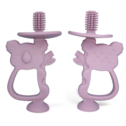 Baby Teether Gloves Kids Cartoon Bear Teething Silicone Dental Care Gums Anti-Eating Hand ​Molar Stick BPA Free ​Baby Accessorie