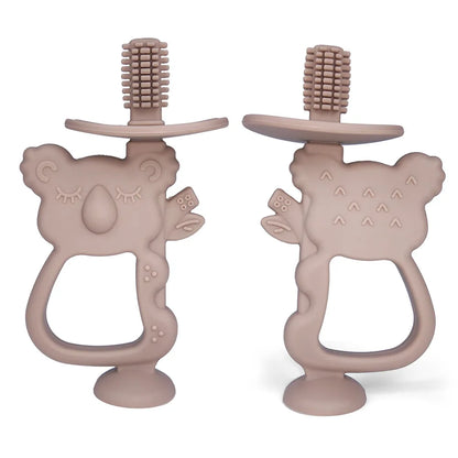 Baby Teether Gloves Kids Cartoon Bear Teething Silicone Dental Care Gums Anti-Eating Hand ​Molar Stick BPA Free ​Baby Accessorie